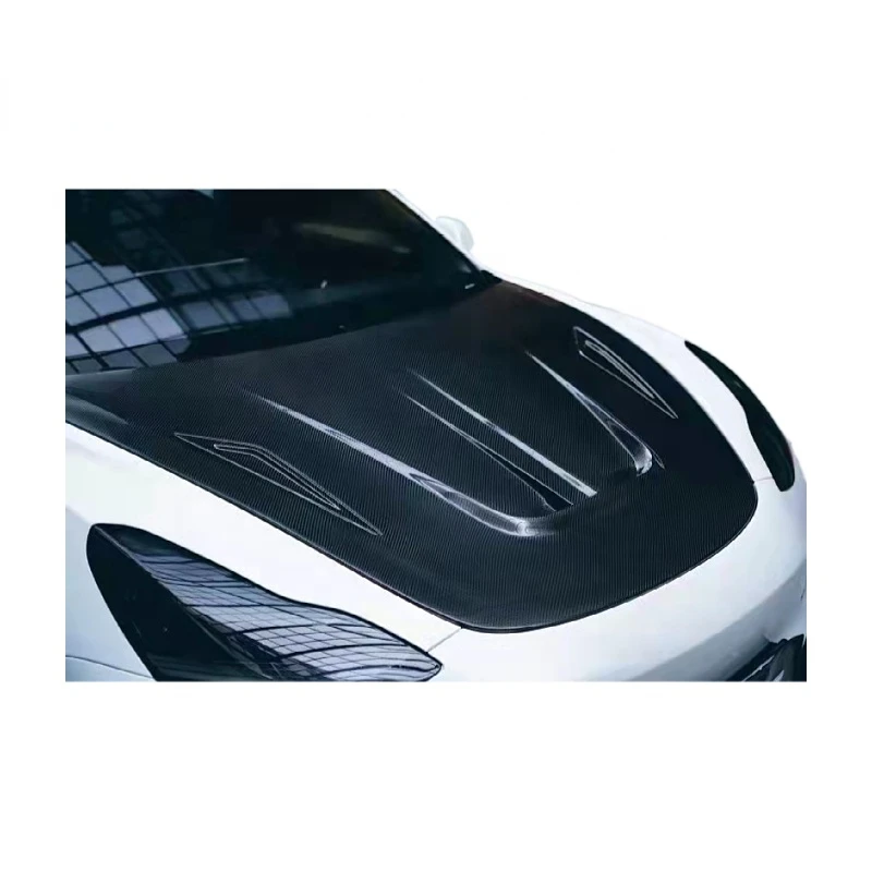 Model 3 R Style Carbon Fiber Engine Hood Bonnet For Model3