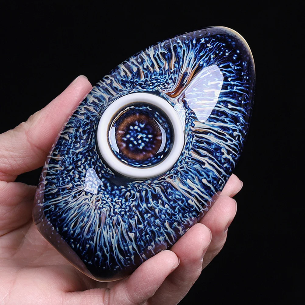 

Ceramic Tea Scoop Practical Teaspoon Creative Design Smooth Pouring Functional Teaware for Home Tea