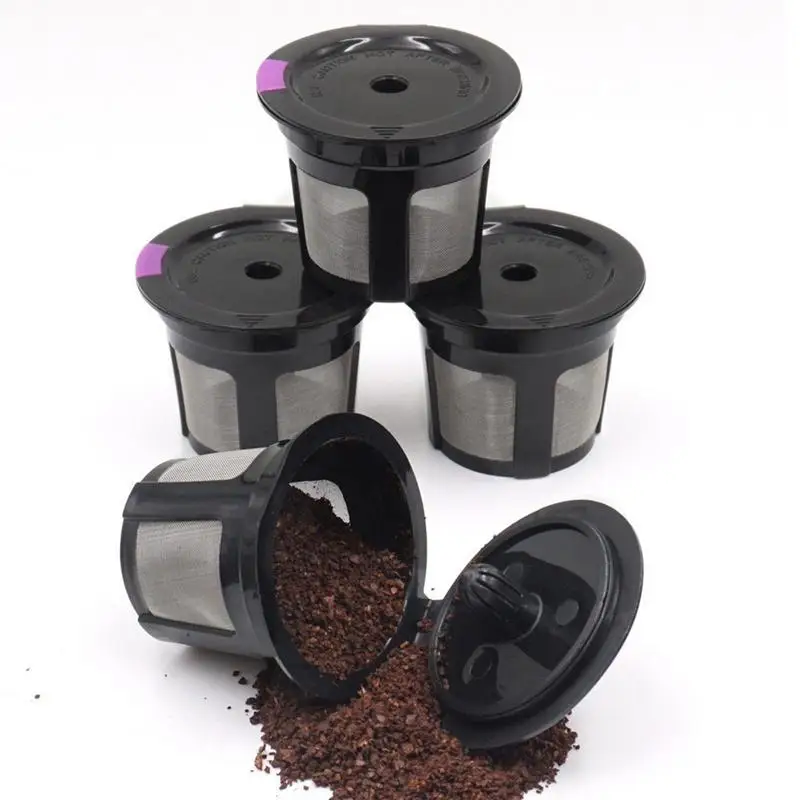 Reusable K Cups Pods Refillable Cups Coffee Filters Universal Accessories Compatible With 2.0 And 1.0 MINI PLUS Series Coffee