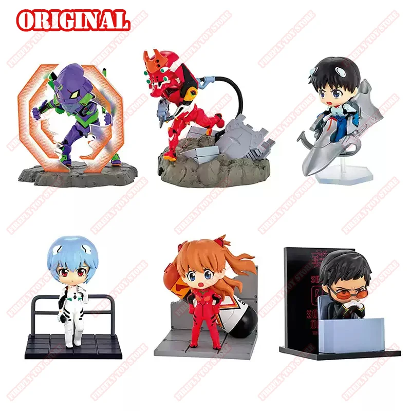 オリジナル EVA ネオン ジェネシス エヴァンゲリオン アニメ周辺グッズ おもちゃ 惣流・アスカ・ラングレー EVA-01 箱入り ガチャ アニメ アクション モデル フィギュア コレクション