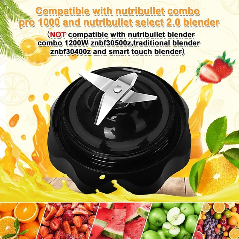 24Oz Cup Pro 1000 Blender Blade For Nutri-Bullet Blender Combo Pro 1000 And Select 1200 1000W Blender Motor Base Easy To Use