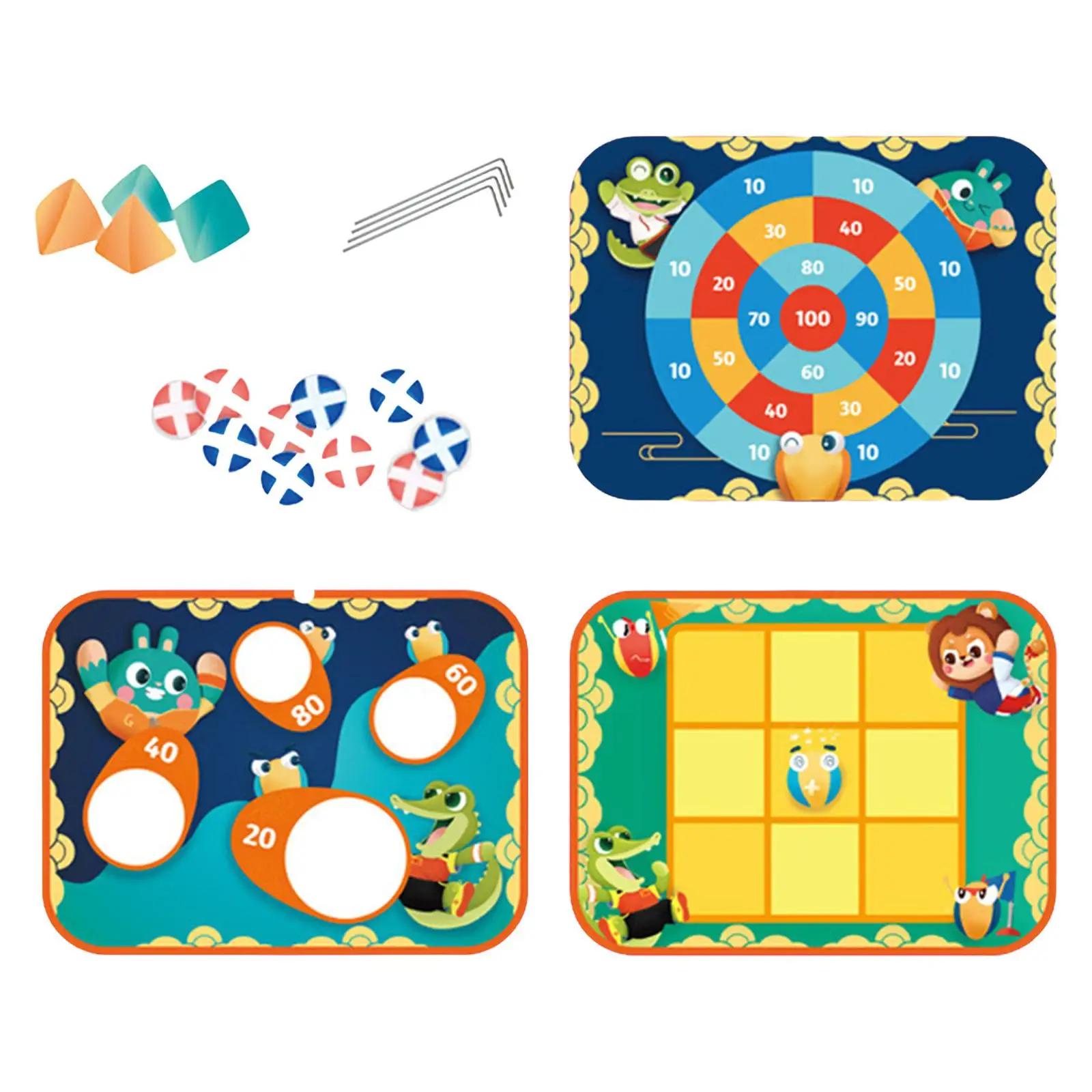 Jeu Cornhole Cornhole, jouet de société d'extérieur, balle collante, jeu de société, jeu de lancer de poche pour sport, arrière-cour, jardin, pelouse d'anniversaire