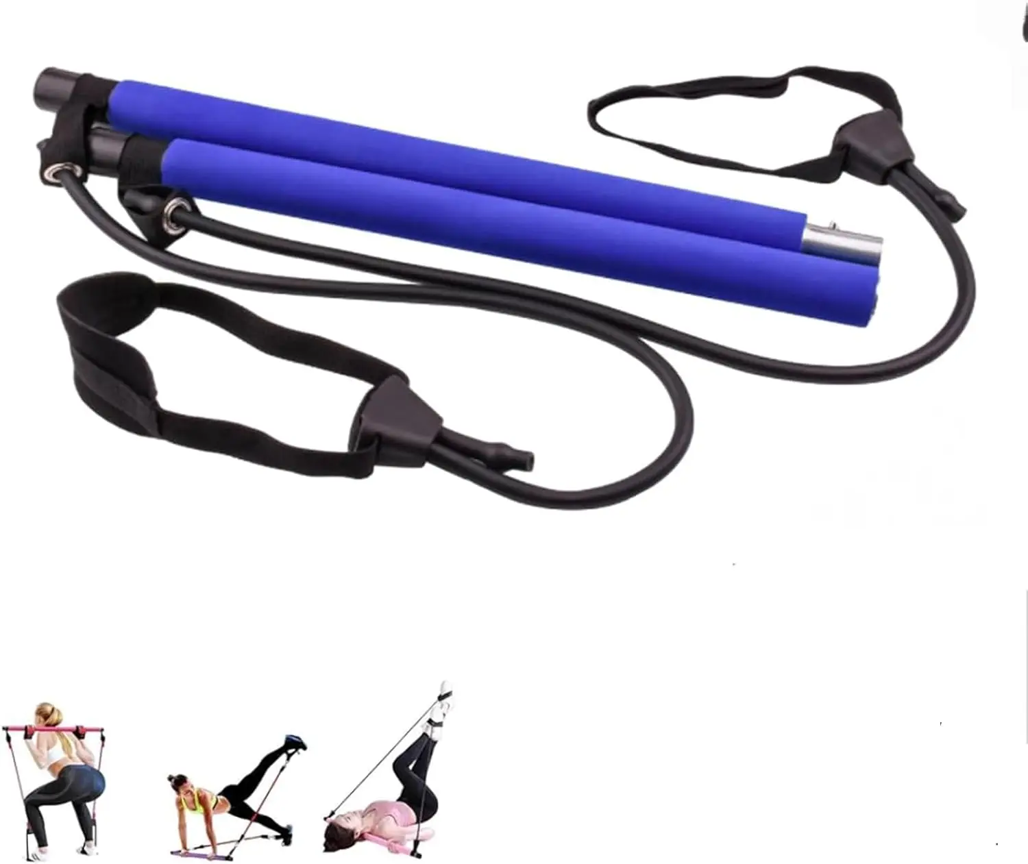 Stretch   ,Portable  ,Multifunctional  ,   with Resistance ,Stretch    Adjustable,Suitable for Women's Fitness