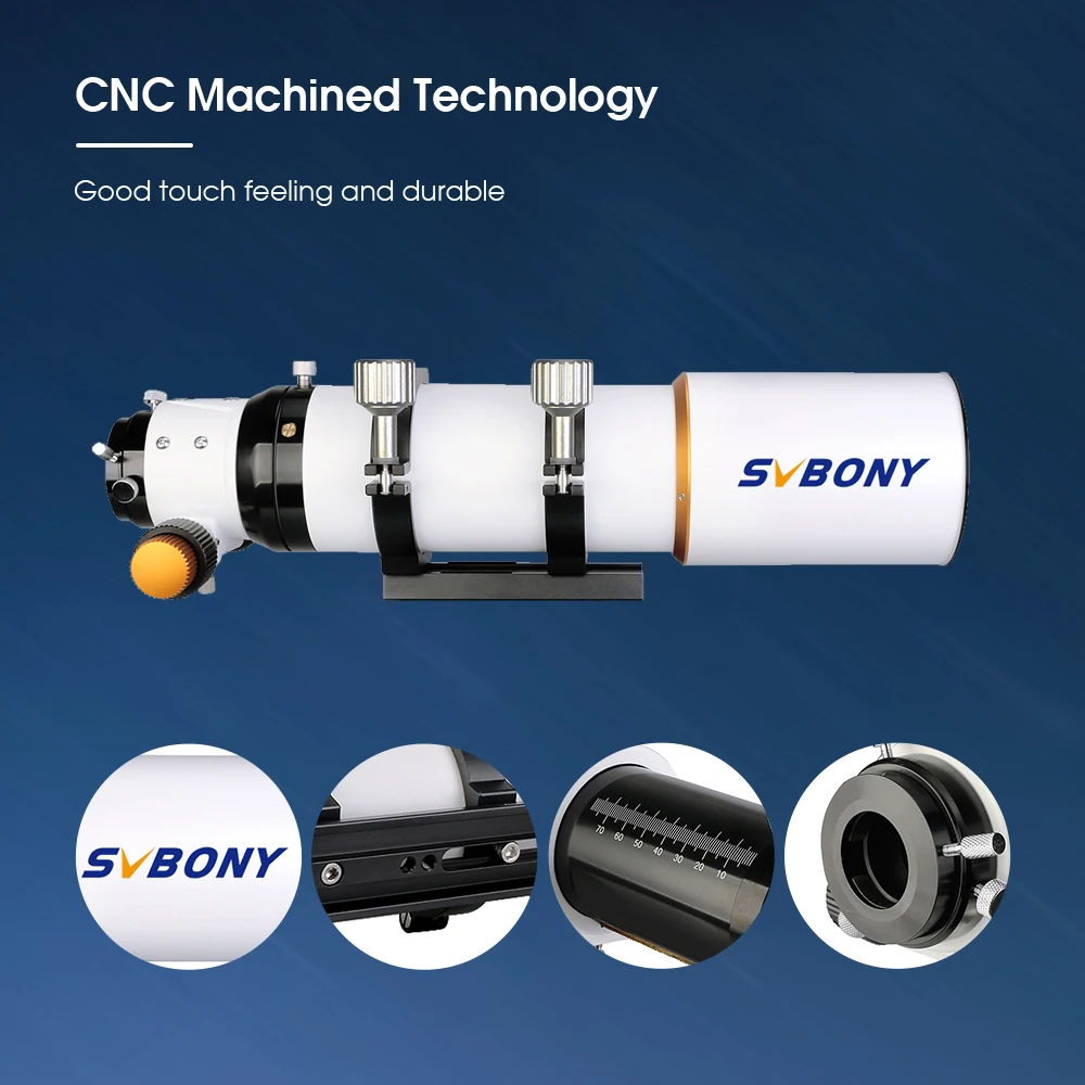 Svbony SV503 Astro Telescope 70/80/102ED Extra Low Dispersion Achromatic Refractor OTA For Exceptional Viewing Astrophotography