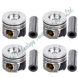 4PC STD Engine Piston For Hyundai Santa Fe CM Grandeur TG CRDI D4EB 2.2 23410-27940 2341027940