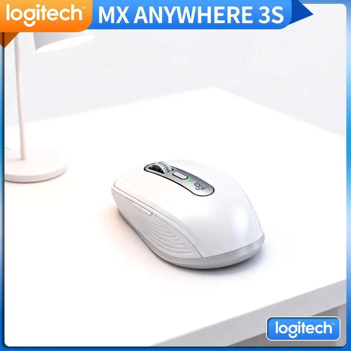 

Logitech Master Series MX Anywhere 3S Bluetooth Беспроводная бесшумная мышь Мягкий звук Офисный женский планшет
