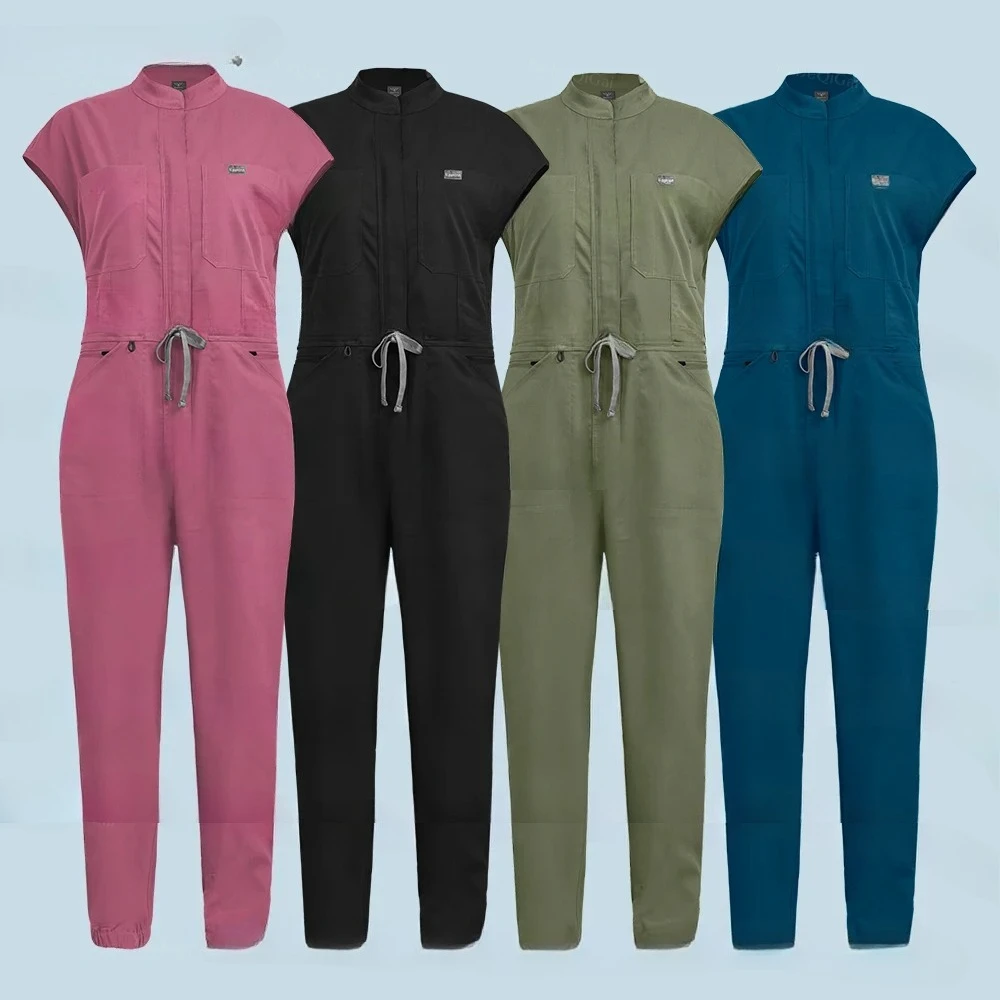 Vestidos de esteticista de alta calidad, ropa de trabajo médica, uniformes de enfermería quirúrgica, ropa de clínica para mascotas, uniformes exfoliantes, monos al por mayor