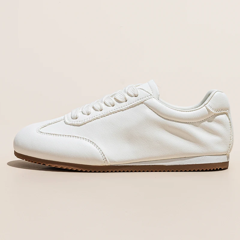 

Women's Sneakers 2026 New Genuine Leather Ladies Training Shoes Casual Spring Summer Women Flat Walking Shoes