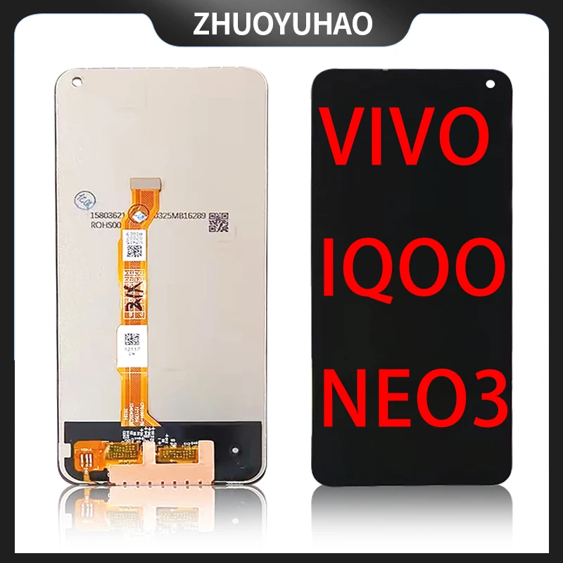 6.57\'\' LCD Display For VIVO IQOO NEO3 LCD Replacement Display Touch Screen  For IQOO Z1 NEO3 LCD Screen Digitizer Assembly