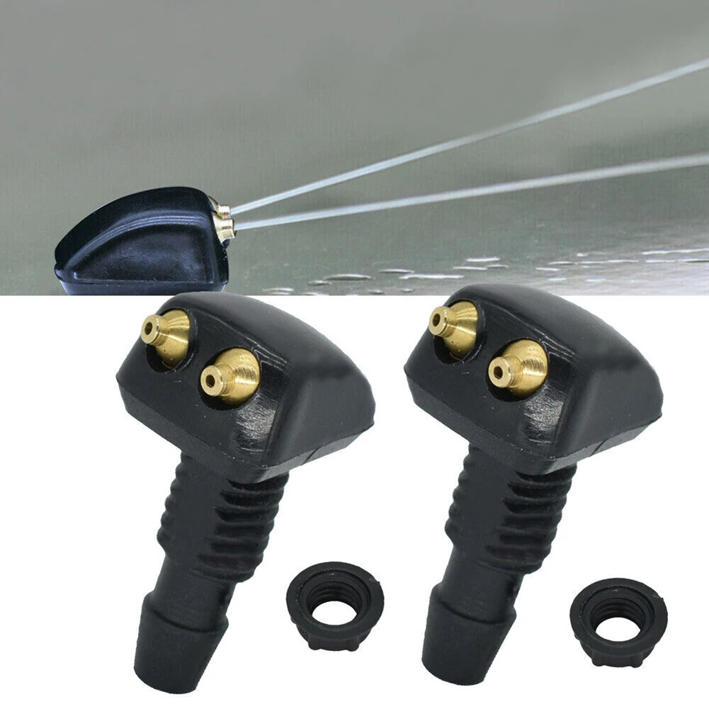 Washer Jet Washer Wiper Nozzle Car Accessories Sprayer Universal Washer Sprayer Windshield 2PCS Car Windscreen