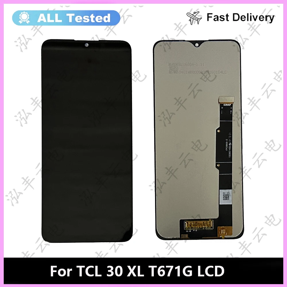 

100% Tested For TCL 30 XL 30XL T671G LCD Display Touch Screen Digitizer Assembly Repair Parts Replacement LCD TCL 30XL 2022 LCD