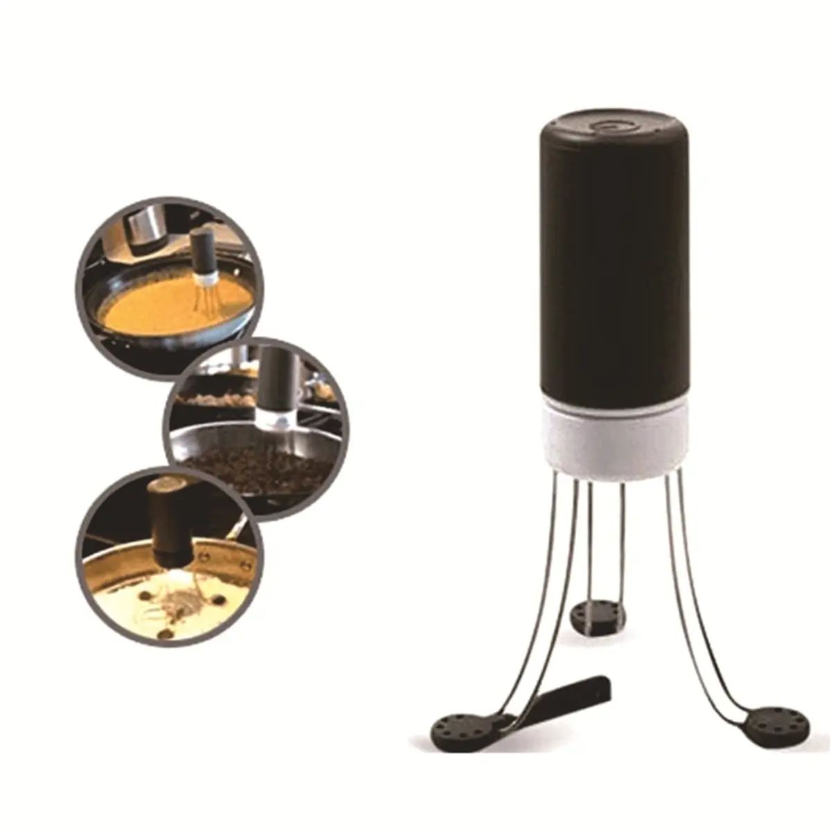Automatic Hands-Free Pot Stirrer, 3-Speed Battery Mixer for Soups, Sauces, Gravy, Custard, Non-