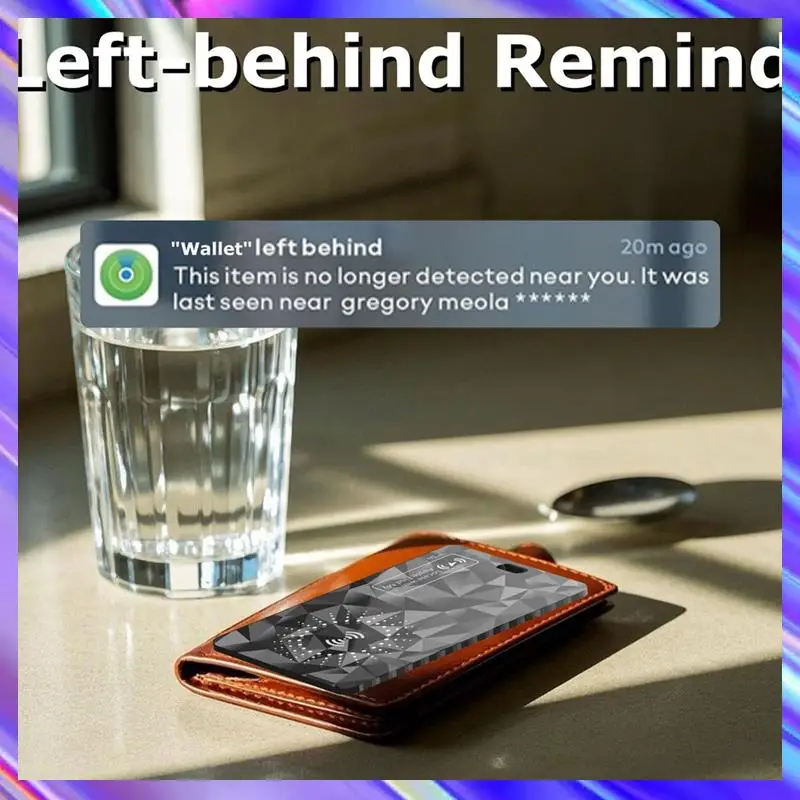 

A24U Ultra Slim Tracking Card Wallet Anti-Loss Card For Find My Ultra Thin Tracker