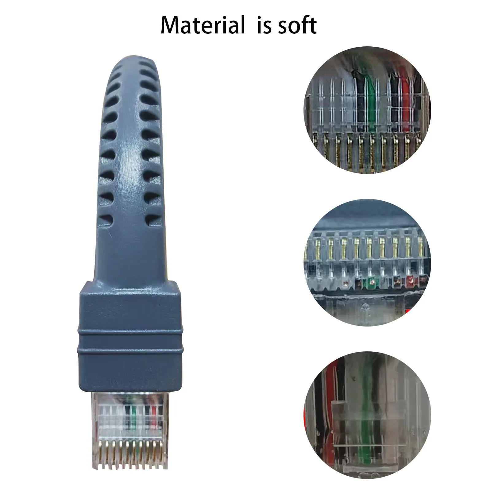Sotesin 2 متر (7ft)USB إلى rj50 كابل ل رمز زيبرا موتورولا الباركود الماسحات الضوئية LS2208-SR DS2208 DS2278 DS8178 DS2208 ، DS8178 ،
