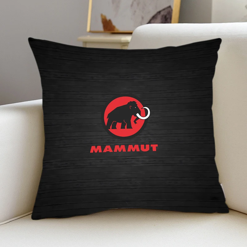 Pillowcase Throw Pillow Cushion Covers Home Living Room Sofa Couch Seat Mammut Outdoor sports brand logo Fashion printed Decor