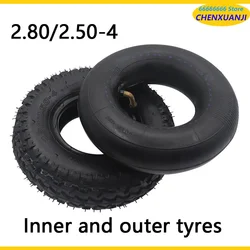 9 Inch Tyre 2.80/2.50-4 Pneumatic Off-road Tire Inner Tube for Gas & Electric Scooter Bike Mini ATV Elderly Tire Accessories