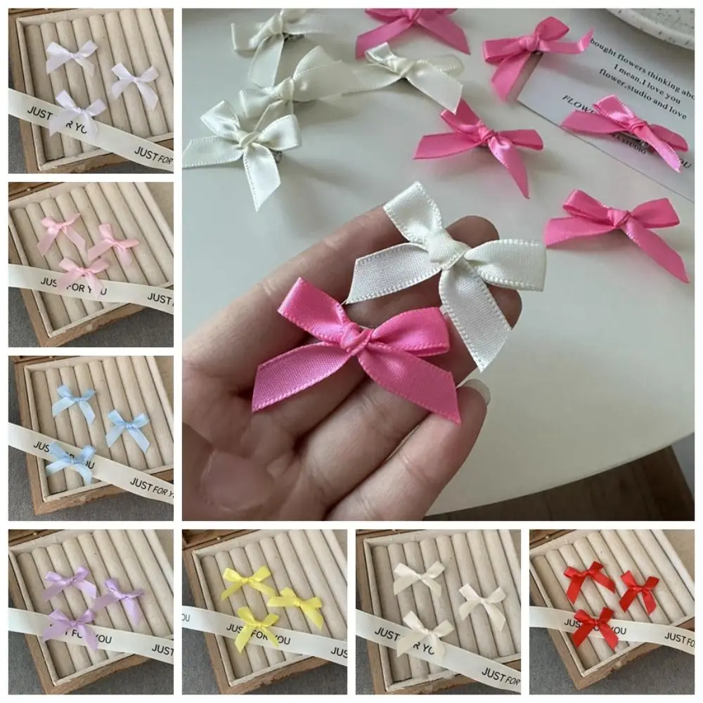 

10pcs Kids Toys Accessories Bowknot Cotton Doll Hair Pins Tiny Mini Doll Wig Clips 4cm Cute Mini Hair Clip Birthday Gift