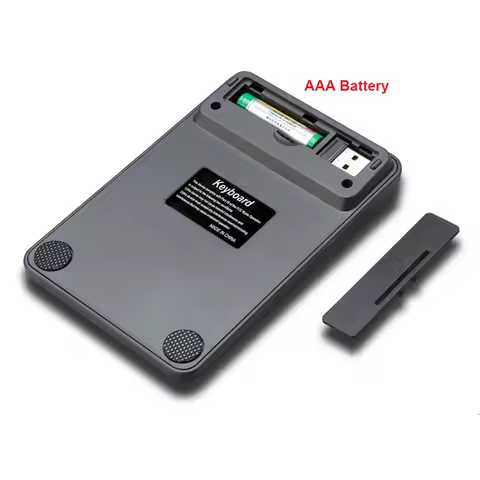 Wireless Numeric Keypad, Mini Number Keycap, 2.4G, USB Wired Keyboard, Laptop, Desktop, PC, Computer, Notbook, 18 Keys