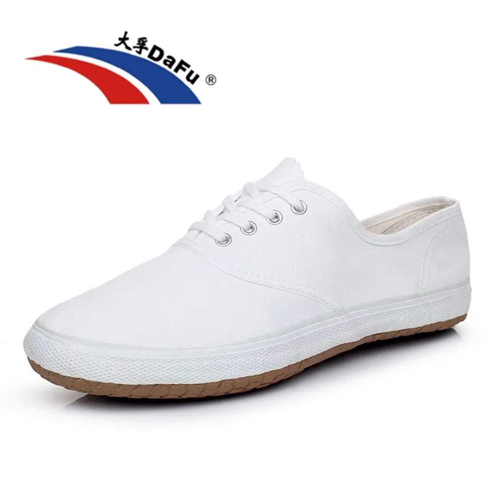 Dafu-zapatos blancos para hombre y mujer, zapatillas de estilo Retro, artes marciales, Kung Fu, 2020