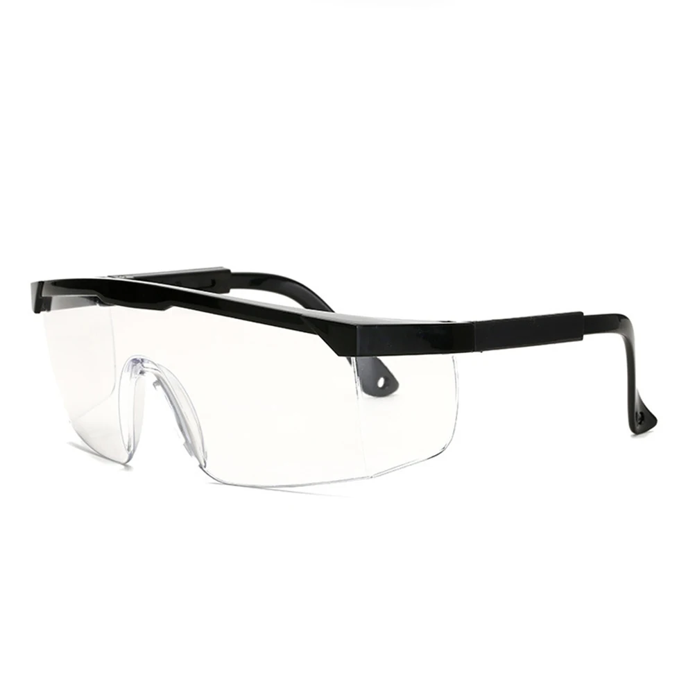 

Goggles Adjustable Eye Protective Glasses Anti Anti Sand Spray Eye Protection Goggles Glasses for Women Men (Black)