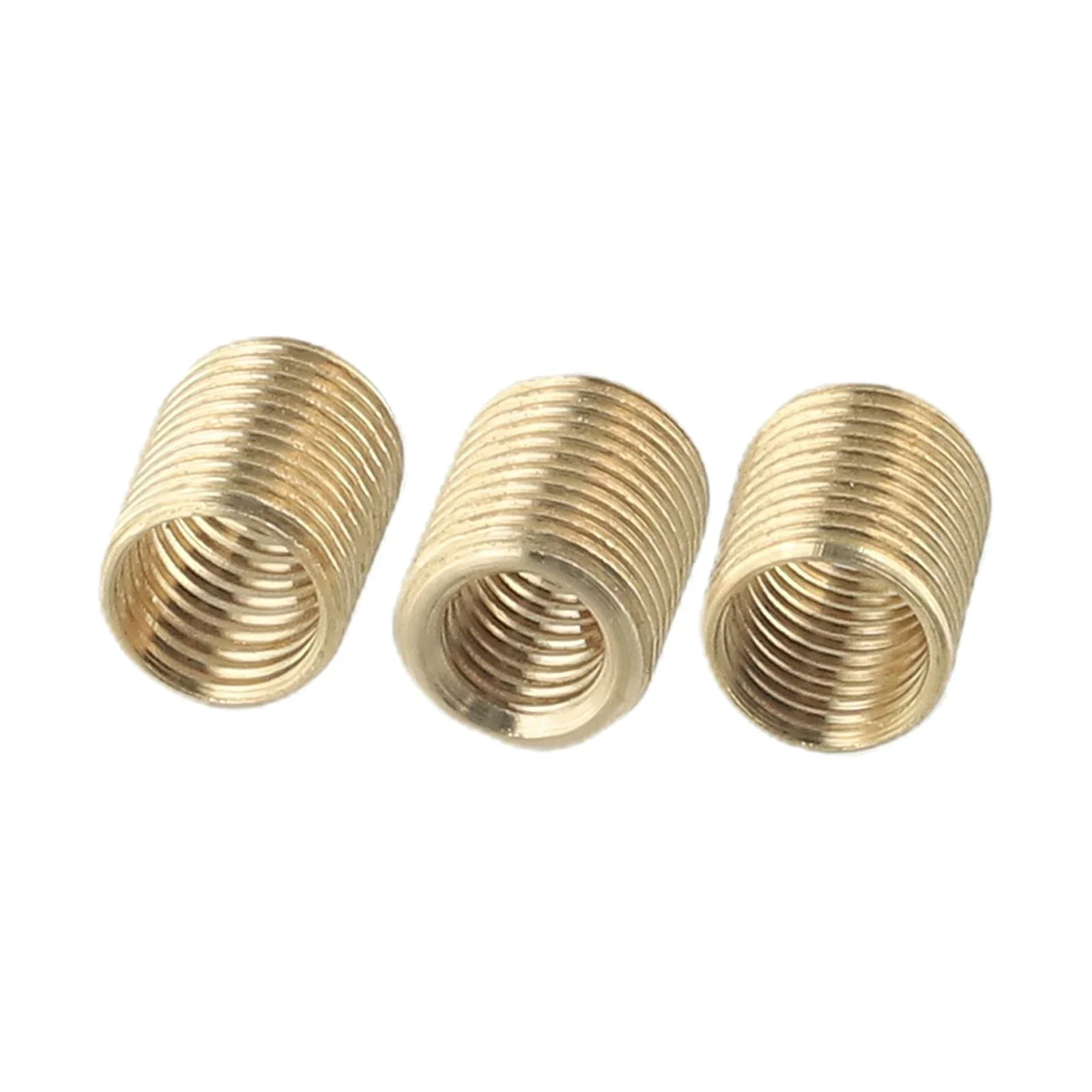 3 PCS Car Gear Shift Knob Head Thread Adapter Nuts Insert Kit M10x1.25&M10x1.5&M8x1.25 Aluminum Alloy Gold Car Accessories