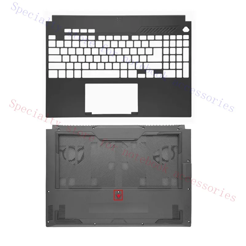 New Bottom Case For Asus TUF Dash FX517 FX517ZC FX517ZE FX517ZM FX517ZR FX517Z Palmrest Top Case Base Chassis Bottom Cover Black