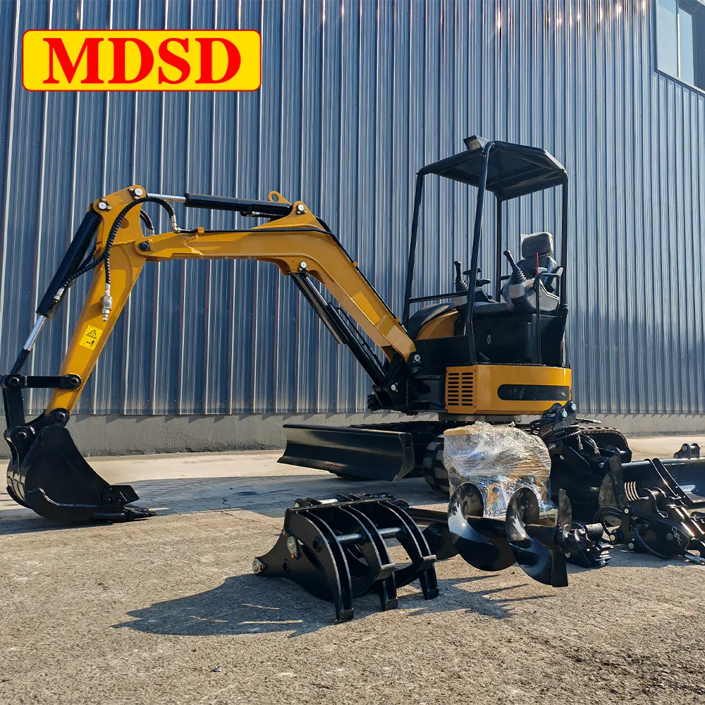 

Mini Excavator 1.5 Ton Customized Free Shipping MultiFunction for Kubota Engine Digger CE/EPA Small Crawler Farm Excavators Home