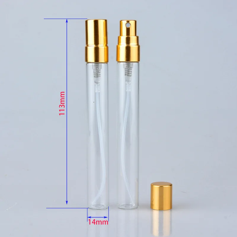 10 Stück/30 Stück/50 Stück 10ml Mini Nachfüllbare Parfümflasche Glas Leere Kosmetik-Zerstäuber Sprühflaschen mit Box für Reisen – Detail 6