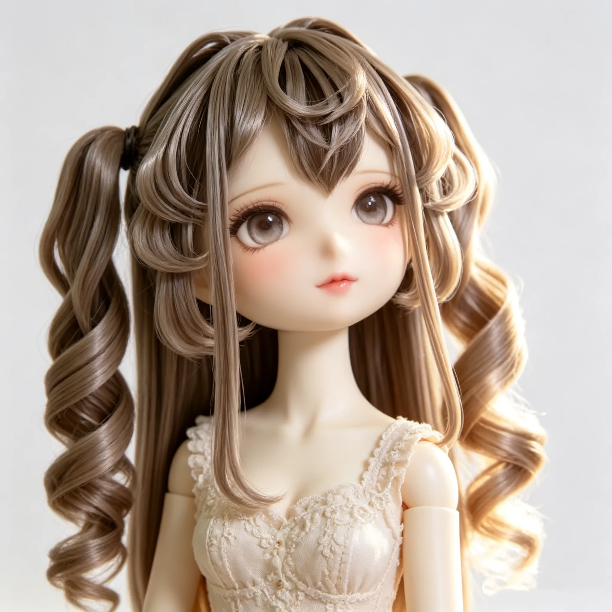 

Wigs 1 6 scale dolls accessories magic girl style doll wig, 1/3 1/4 BJD wig curly doll hair 1 piece