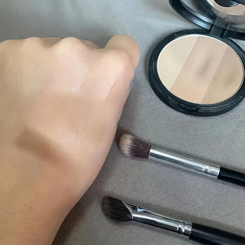 4-częściowy zestaw pędzli do konturowania nosa, pędzla do rozświetlania i pędzla do eyelinera, pędzel do konturowania z fazowym ostrzem