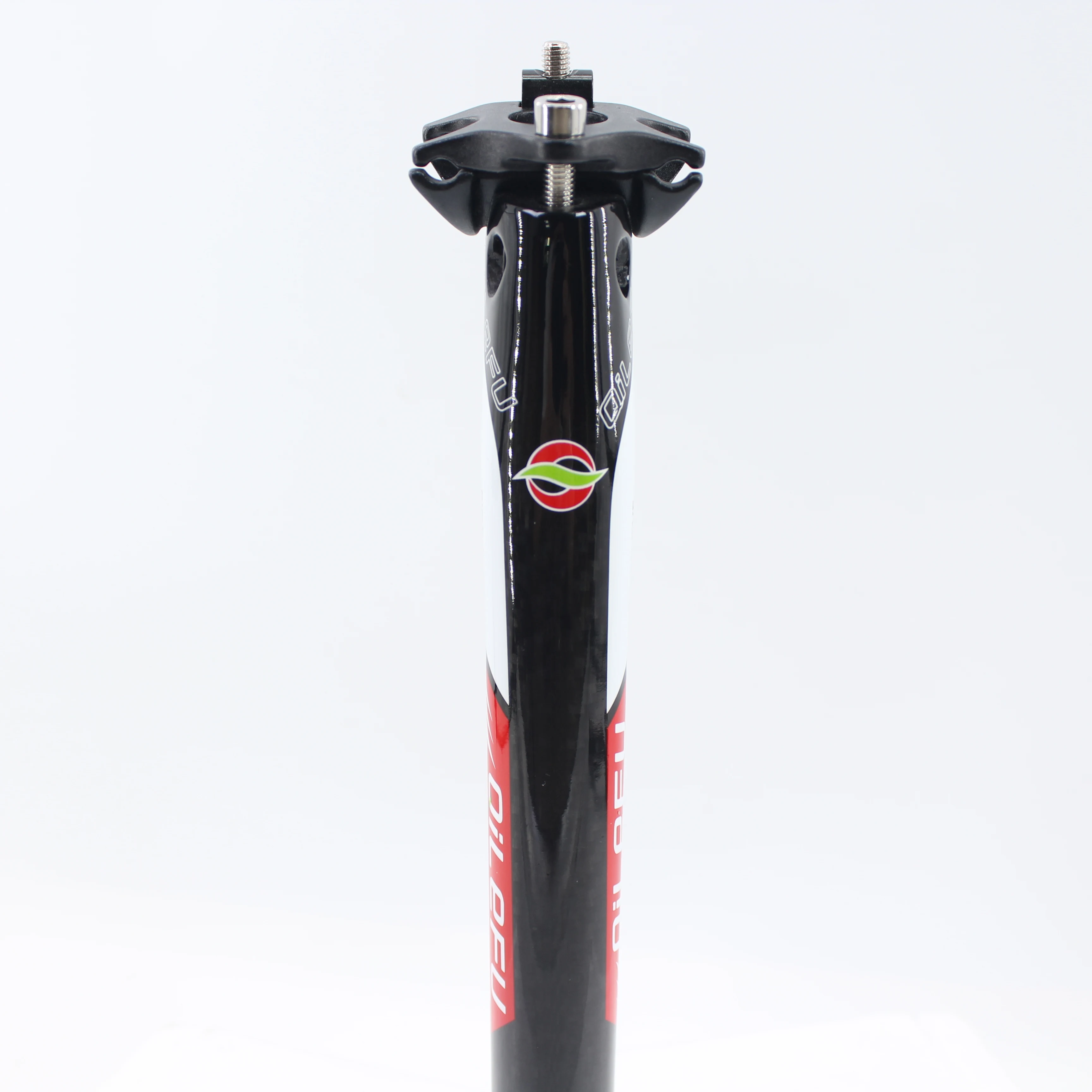 New QILEFU Road bike 3K full carbon seatpost Mountain carbon bicycle seatpost MTB 27.2/30.8/31.6*350/400mm 25mm offset seat post