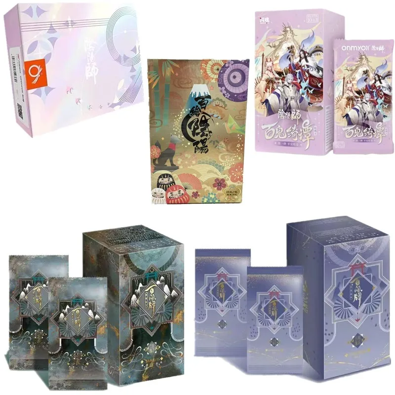 Genuine Original Onmyoji Card Ninth Anniversary Limited Gift Box Limited Huoyaohua Hundred Ghosts Night Walk Toy Collection Gift