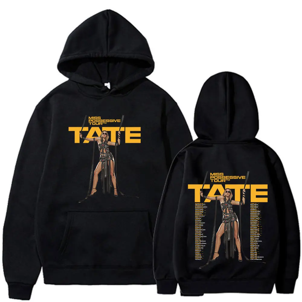 Tate McRae Miss Possessive Tour 2025 Hoodie Men Women Clothing Harajuku Aesthetic Hoodies Winter Fleece Pullovers Sweatshirts