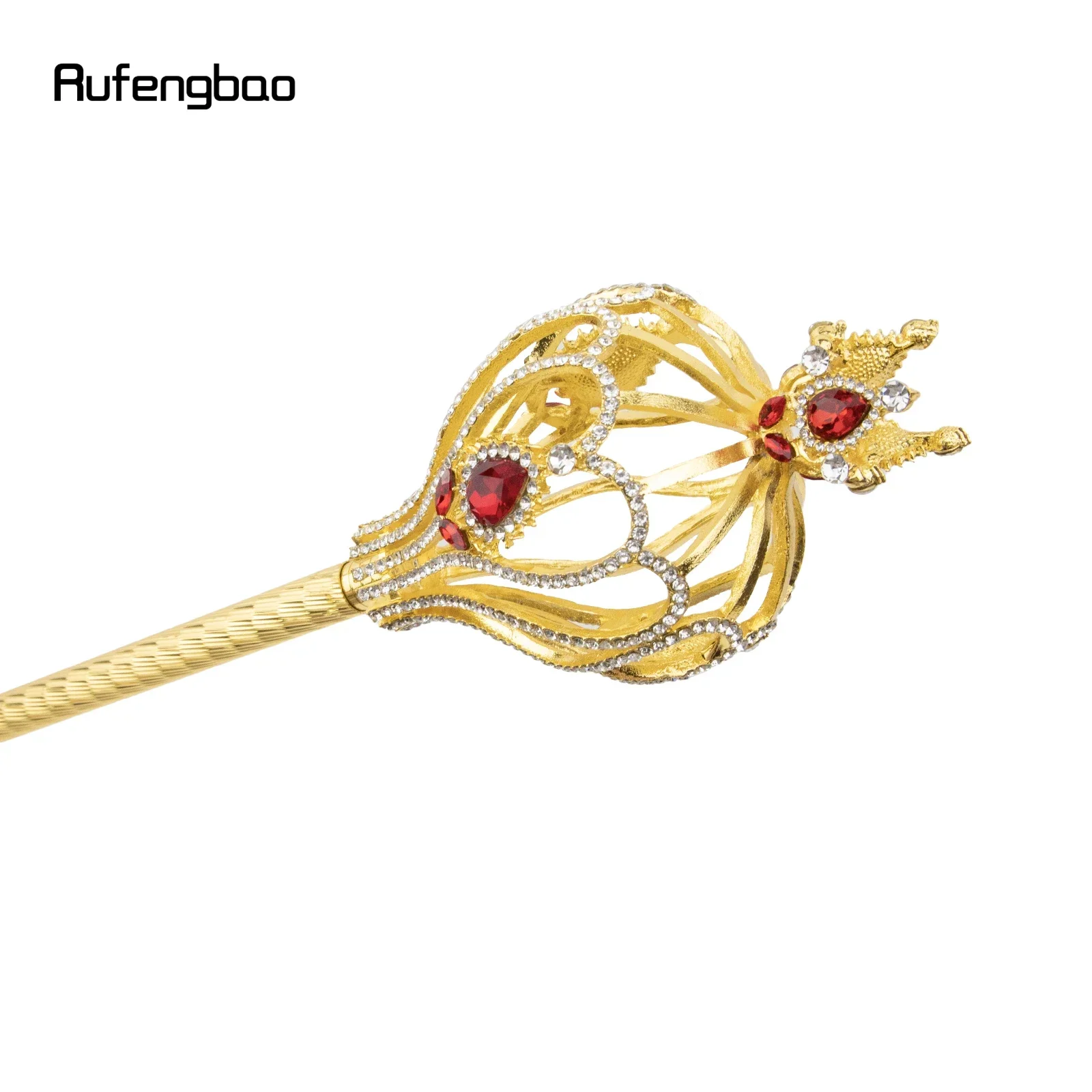 الذهبي الأحمر سبيكة الجنية الصولجانات للفتيات الأميرة الصولجانات للأطفال الملاك العصا للحزب زي Steampunk والاستخدام اليومي 91 سنتيمتر