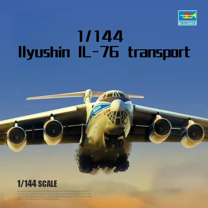 

TRUMPETER 1/144 IIyushin IL-76 Transport Assembly Puzzle Model