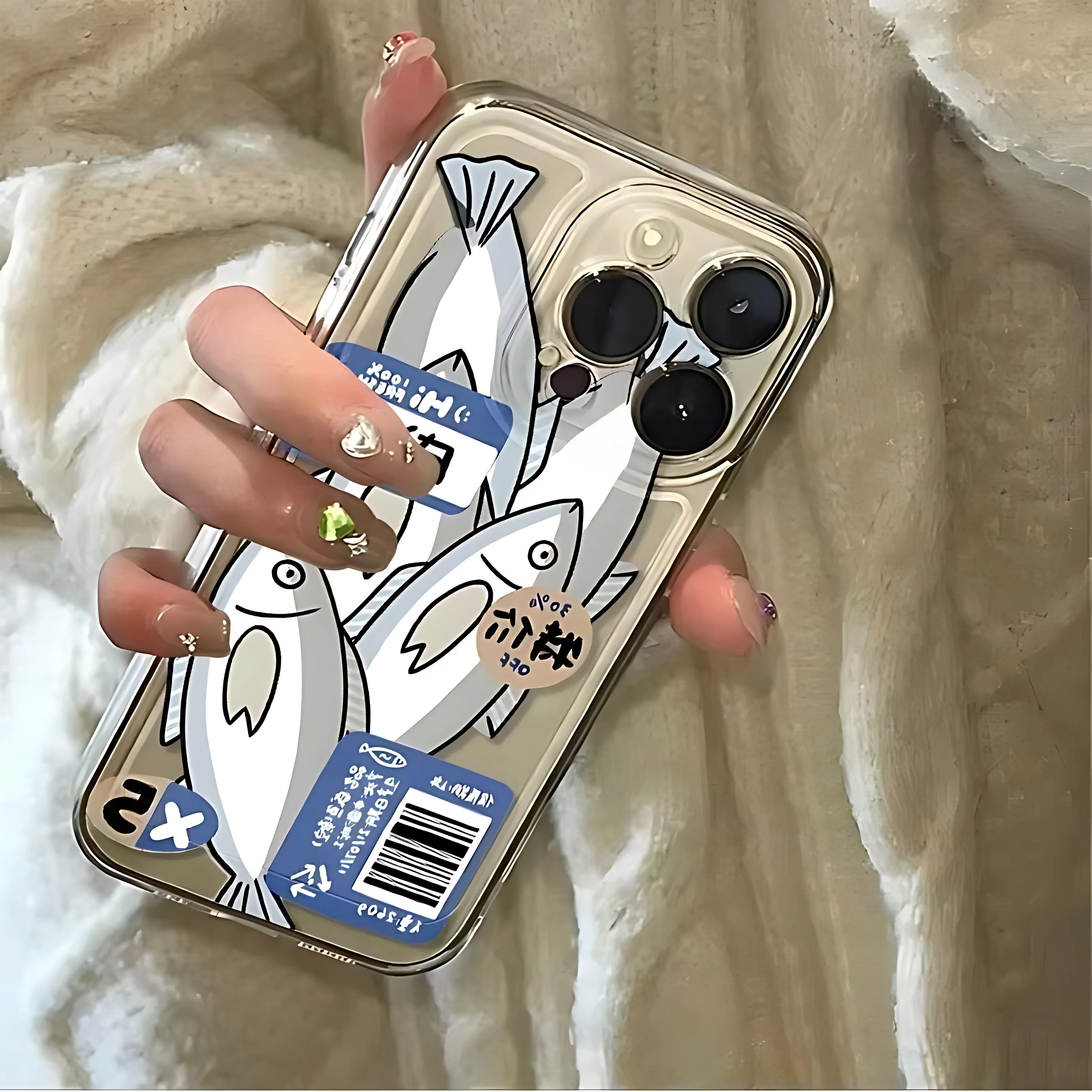 Discounted Salted Fish Clear Phone Case For Samsung S26 S25 S24 S23 S22 S21 S20 FE Note20 Note10 Plus Ultra Edge 5G TPU Cover