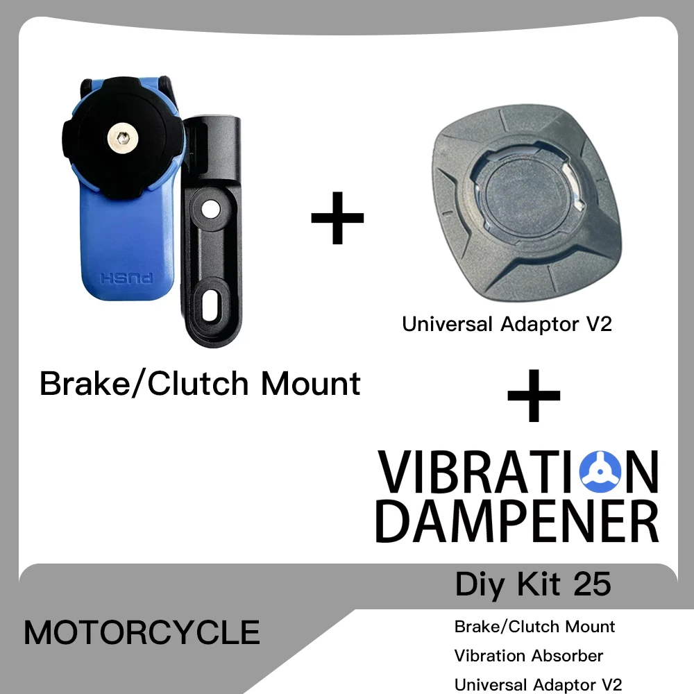 Motorstuurklem Stuurpen Vorkhouder PRO Houder Telefoonhouder Trillingsdemper MAG Universele adapters Draadloze oplader