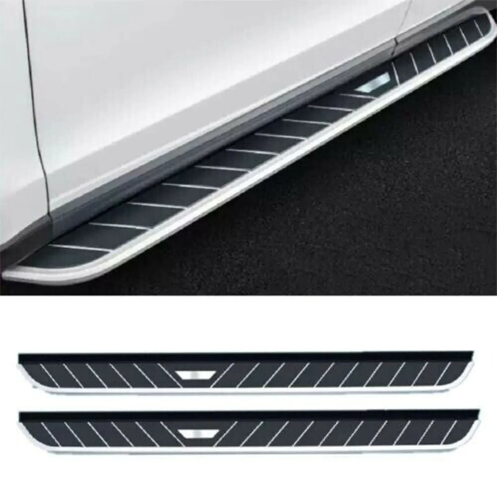 2Pcs Running Boards Fit for Honda Pilot 2023 2024 2025 Side Step Pedal Running Board Nerf Bar