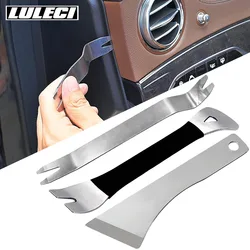 LULECI Stainless Steel  Auto Trim Removal Tool Car Door Panel Audio Radio Removal Tools Kit Automotive Pry Tools Kits Repair Kit