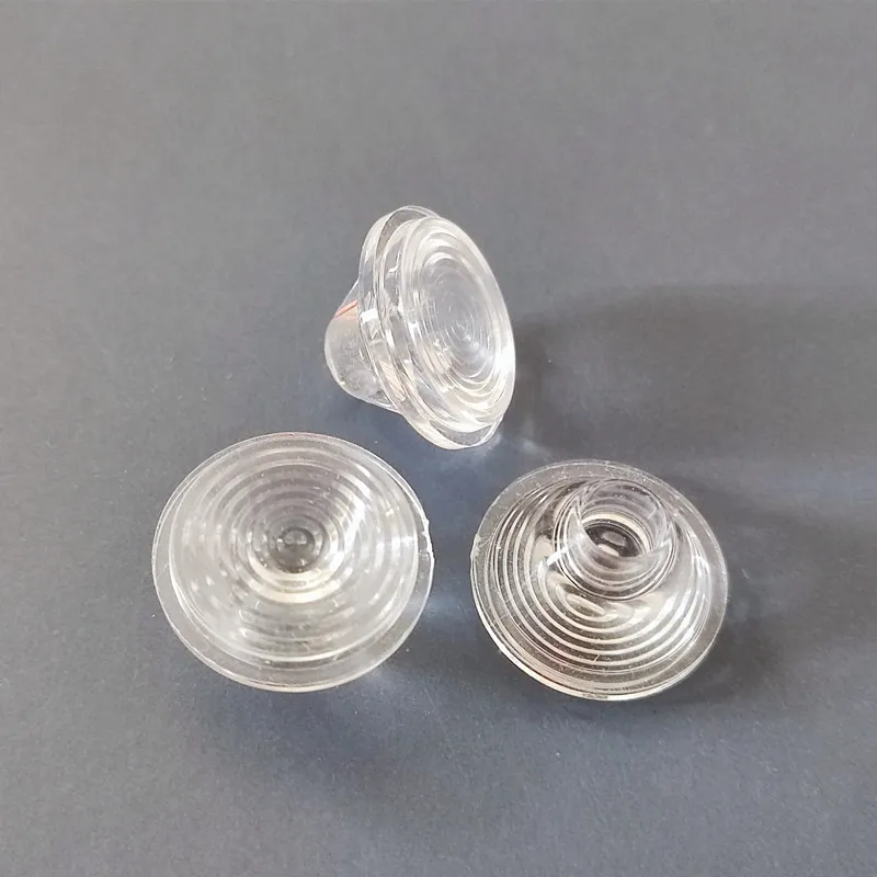 #ZXI-20  High quality Led Optical Lens for 1W or 3W led, Diameter 20mm, Degree 30, Thread surface, PMMA