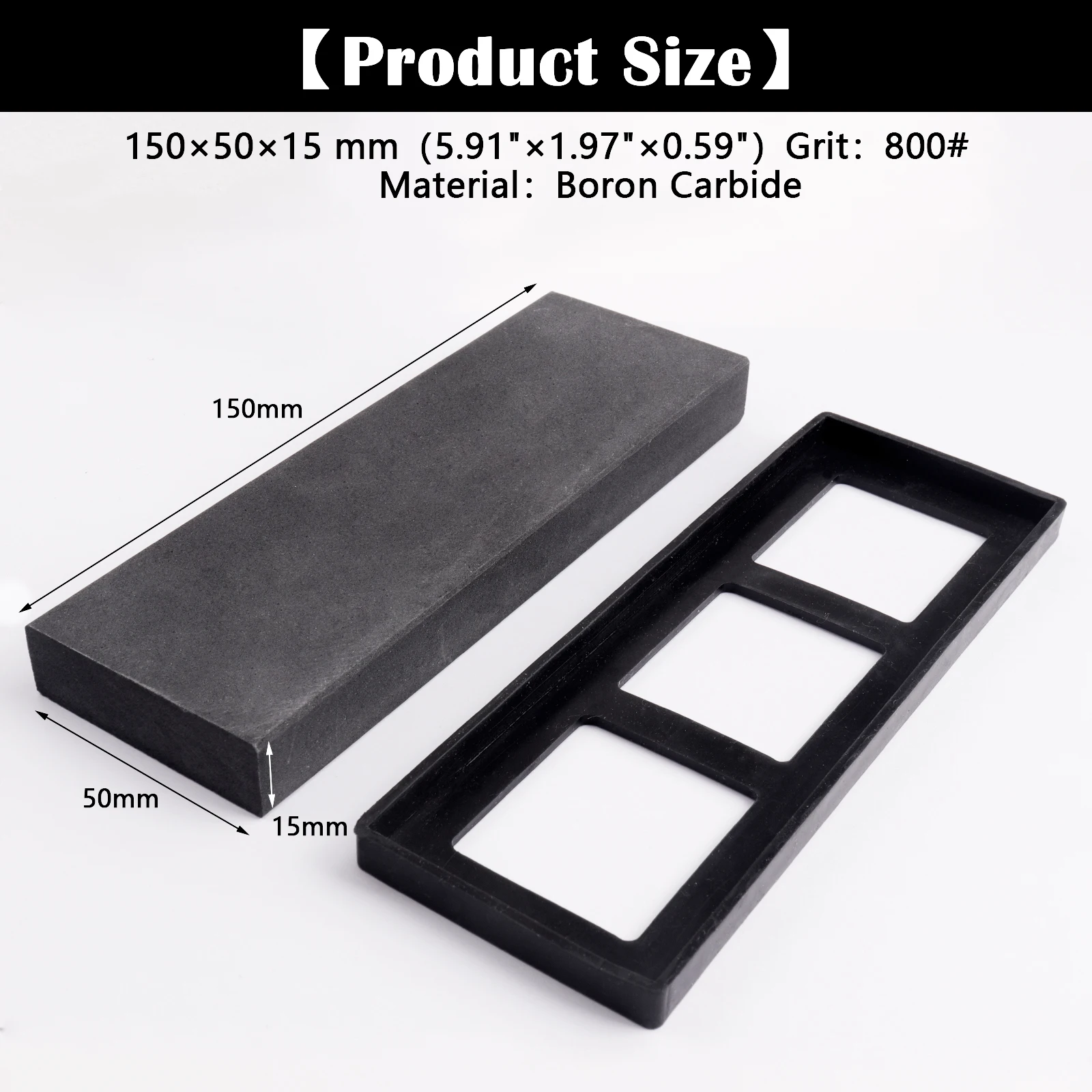 1pc 800# Boron Carbide Oilstone Whetstone Knife Sharpener Sharpening Stone Honing Stones Grindstone
