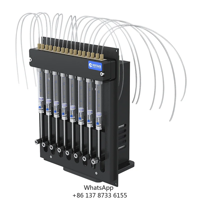 RS232/RS485 Programmable 8-Channel Microfludic Syringe Pump High Precision Liquid Handling For Automation Systems