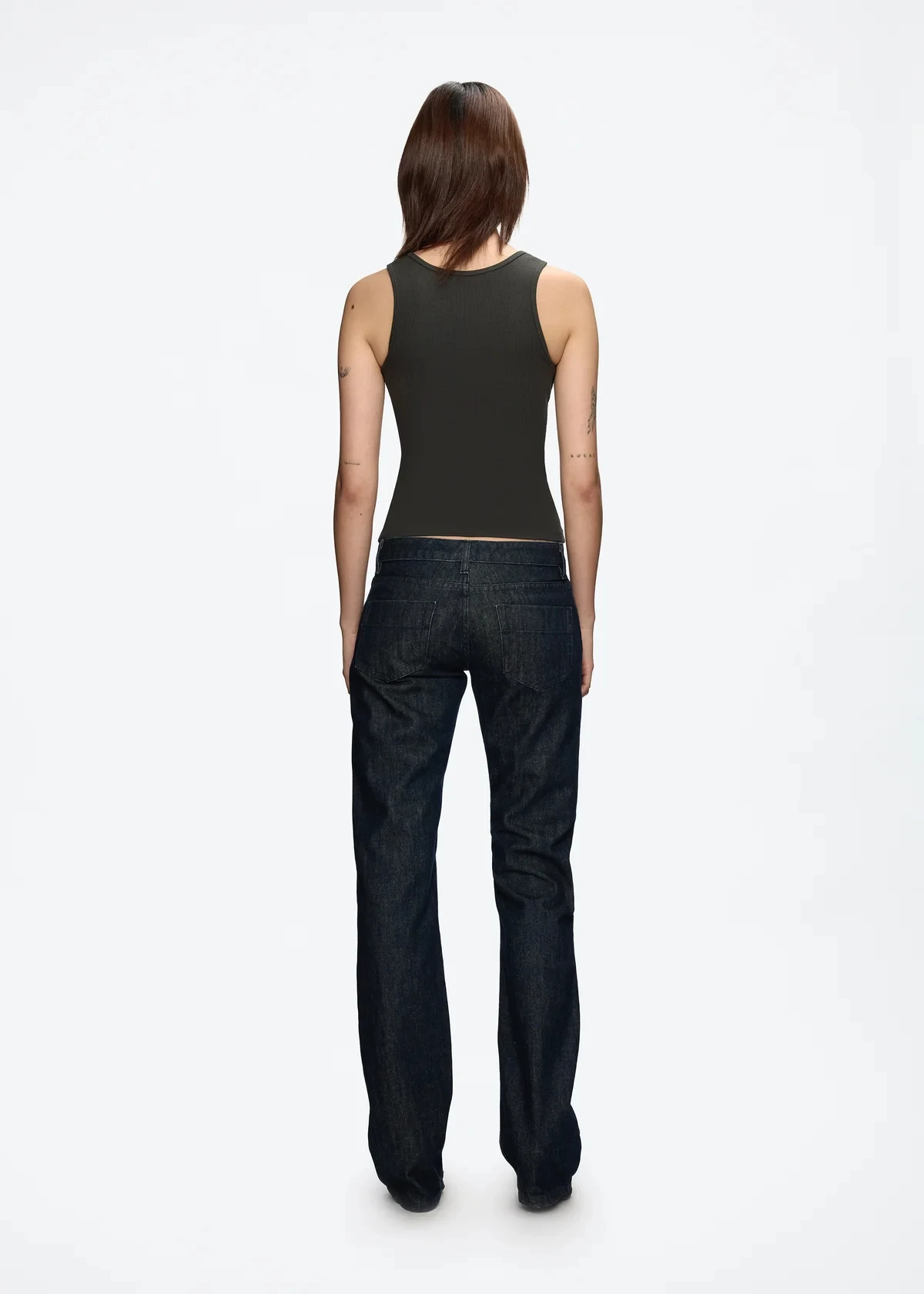 تانك الصيف المرأة الخام حافة تصميم مثير الخامس الرقبة سترة الخيوط على شكل حرف I سليم الأبيض البنطال القصير