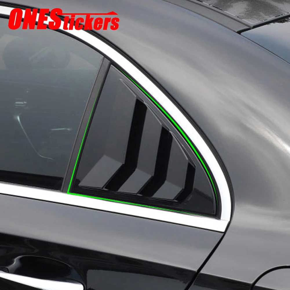 

For Mercedes Benz A Class W177 V177 A180 200 220 250 Sedan 2019-2022 No Hatchback Car Rear Window Triangle Shutters Trim Cover