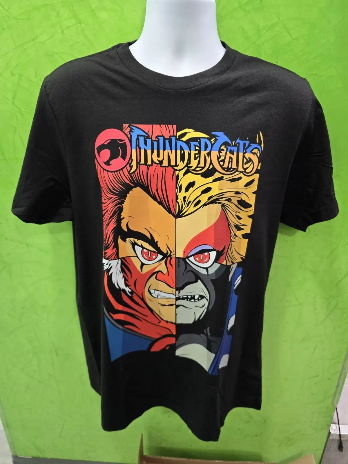 

Thundercats Thunder-Cats Men's Vintage Black Graphic T-Shirt New Vintage