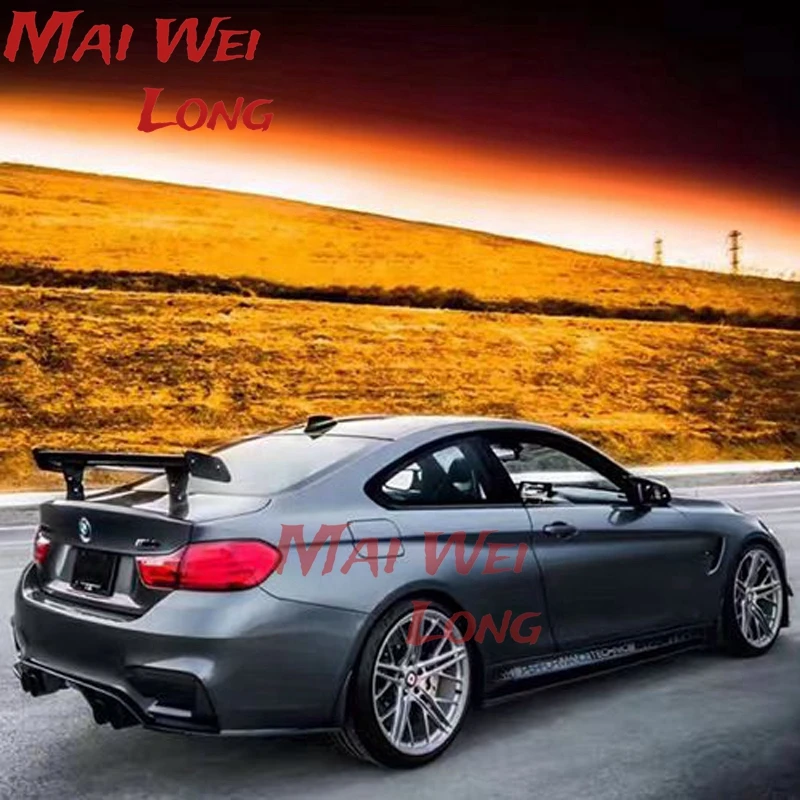 Car Styling GTS Carbon Fiber Modified Rear Spoiler Tail Wing For BMW 1M M3 F82 E87 E90 E92 E93 F30 F10 Revozport Style