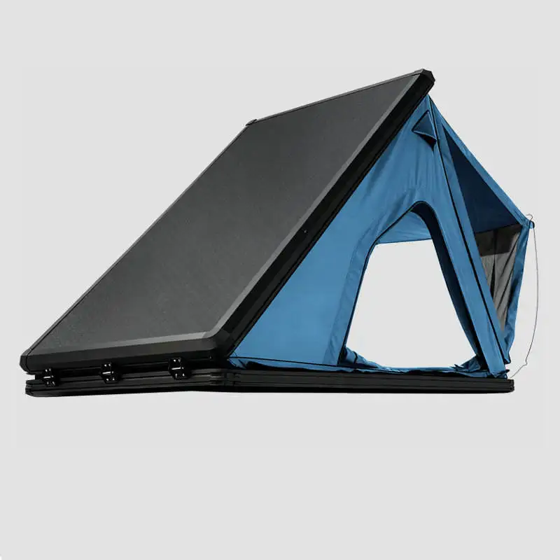 Roof Top Tent Hard Shell Aluminum  Alloy Roof Tent Automatic Hydraulic Car Outdoor Tent  Tour Hard Shell   Four-Season