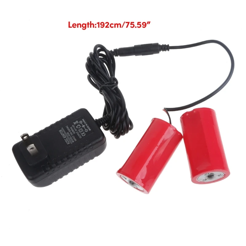 Power Converter 3V LR20 D Eliminators Adapter Replace 2Pcs 1.5V D Size Batteries for Toy Radio Flashlights