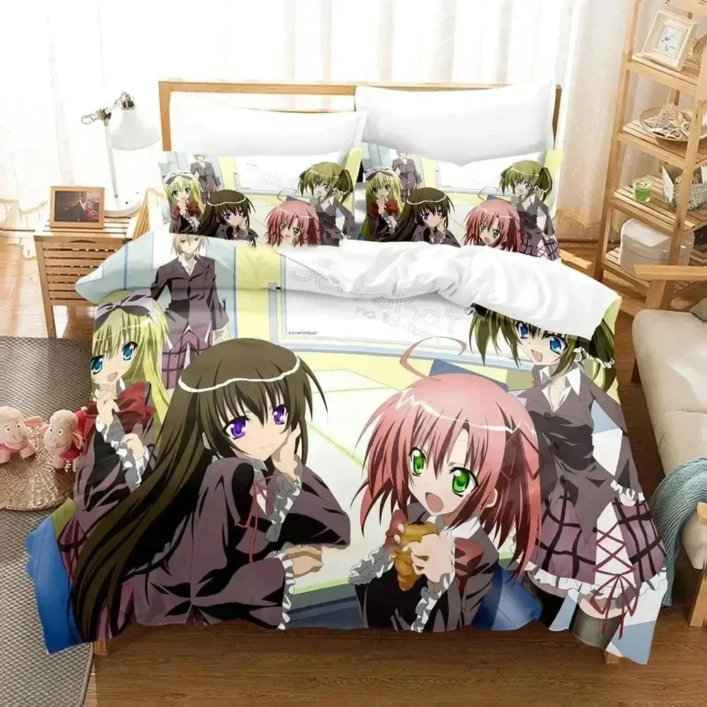 Anime Student Councils Discretion Bedding Set Bedroom Soft Modern Bedspreads Comefortable Duvet Cover Quilt Cover And Pillowcase
