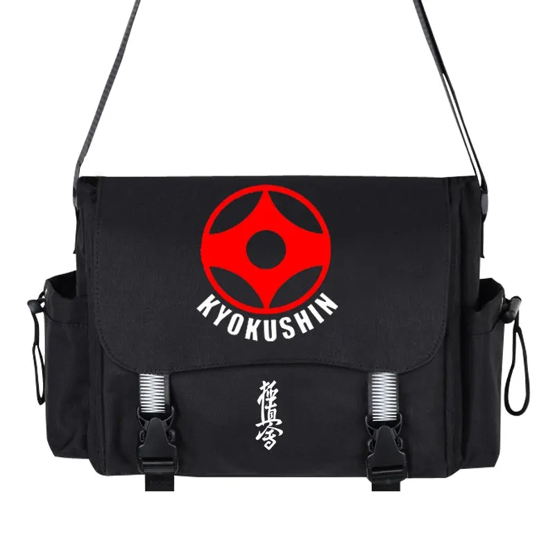 Kyokushin NUOVO Zaino Karate Zaino Wukong Oxford Studente di moda Borsa a tracolla Anime Borsa per laptop con cerniera casual